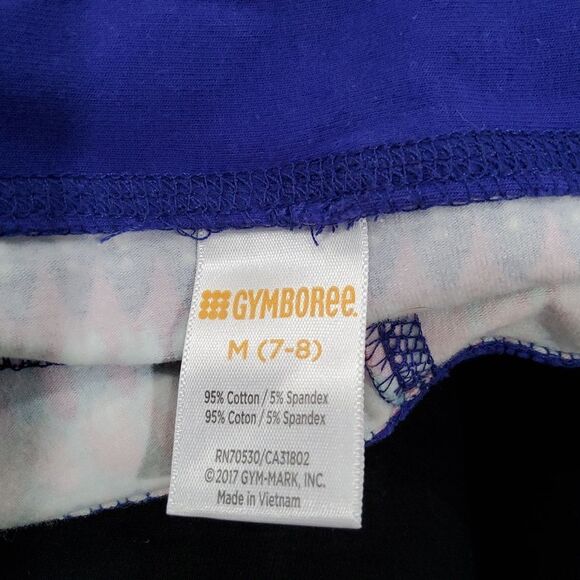 GYMBOREE Girls MEDIUM 7 8 Colorful Patterned Athletic Shorts - Picture 3 of 3